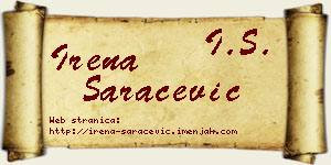 Irena Saračević vizit kartica